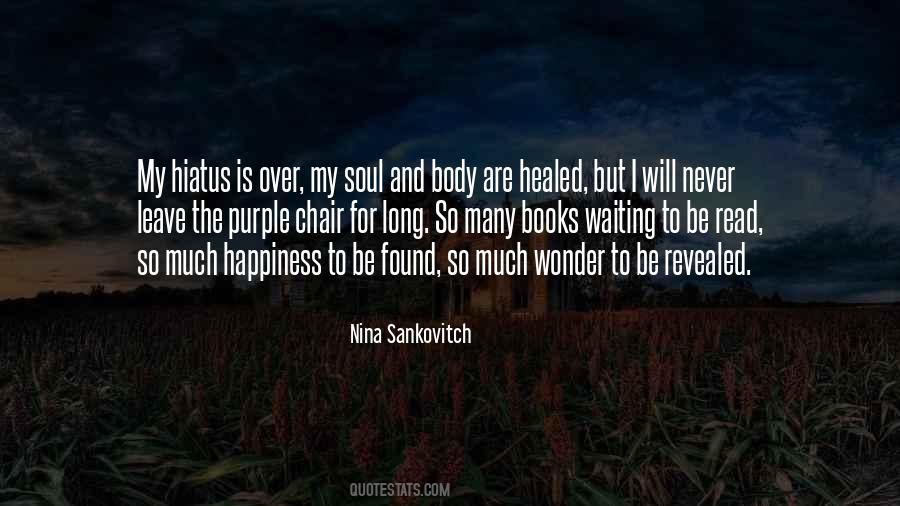 Nina Sankovitch Quotes #1690390