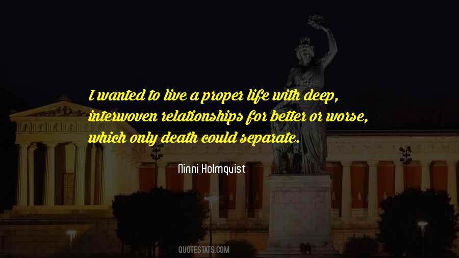 Ninni Holmqvist Quotes #138008