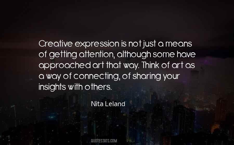 Nita Leland Quotes #93968