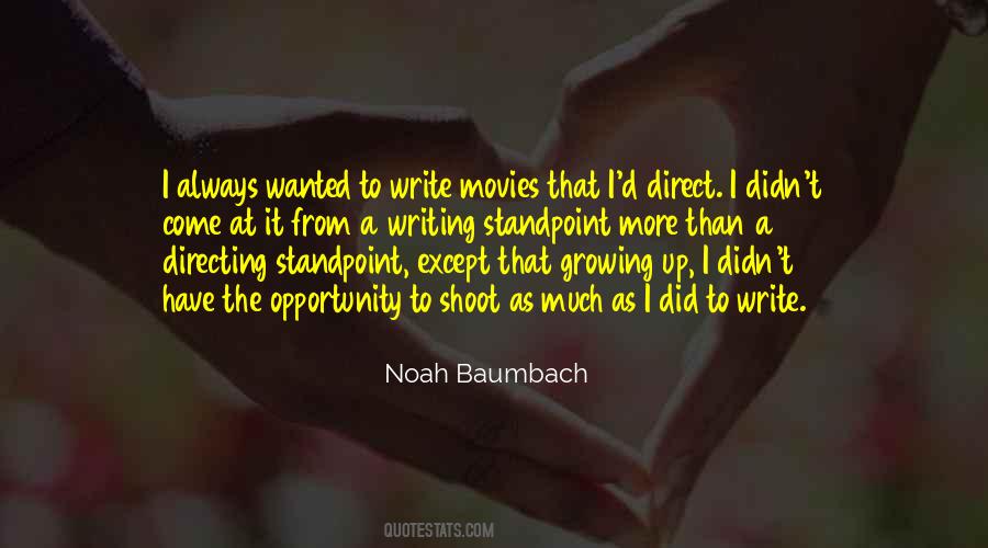 Noah Baumbach Quotes #44086