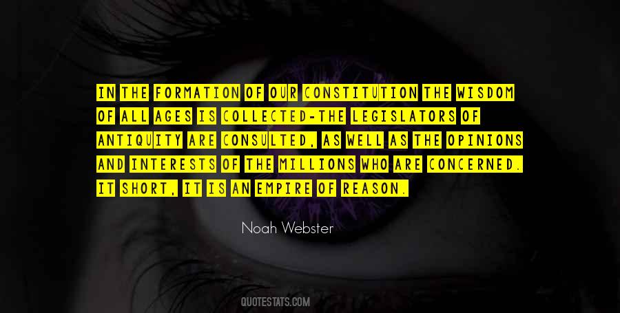 Noah Webster Quotes #1408000