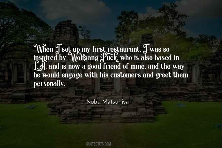 Nobu Matsuhisa Quotes #1303775