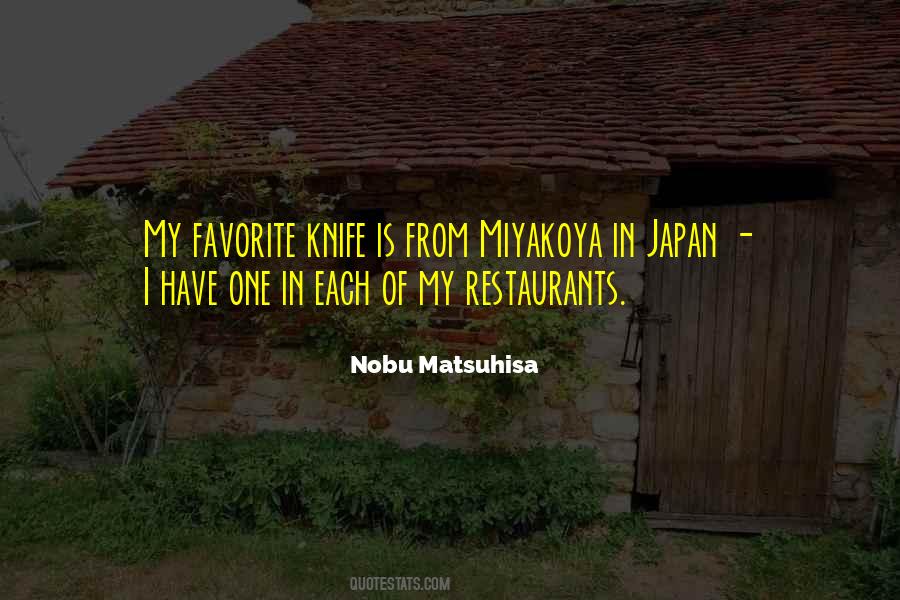 Nobu Matsuhisa Quotes #726816