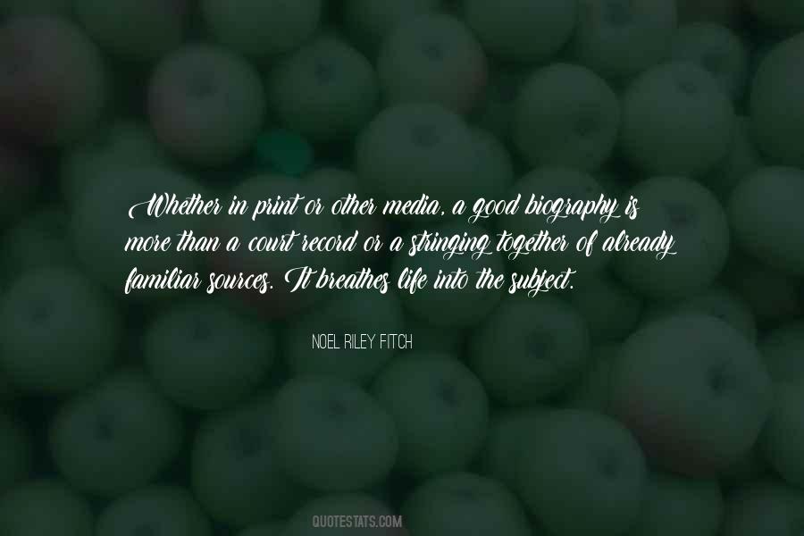 Noel Riley Fitch Quotes #193033 Noel Riley Fitch Quotes #193033