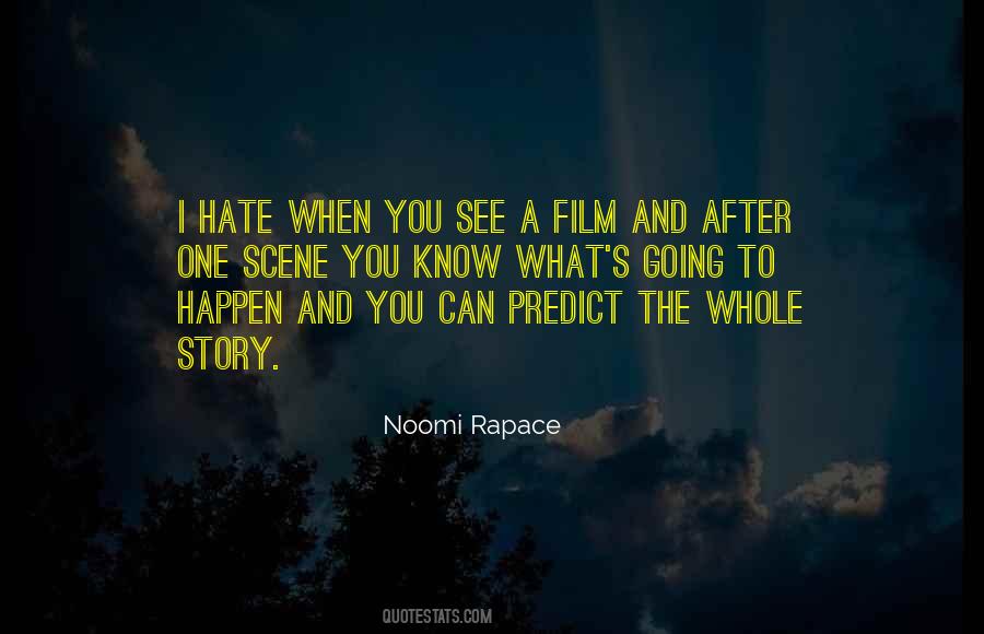 Noomi Rapace Quotes #1229430