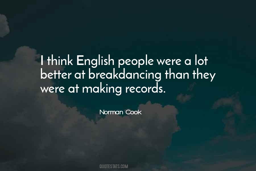 Norman Cook Quotes #307922