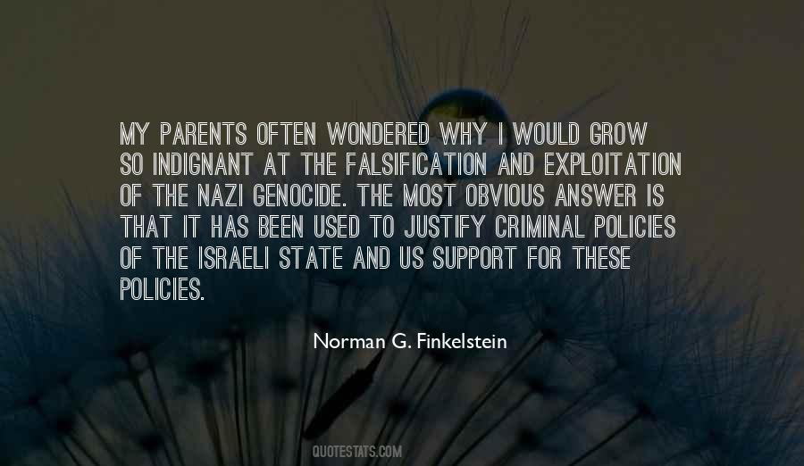 Norman G. Finkelstein Quotes #907288