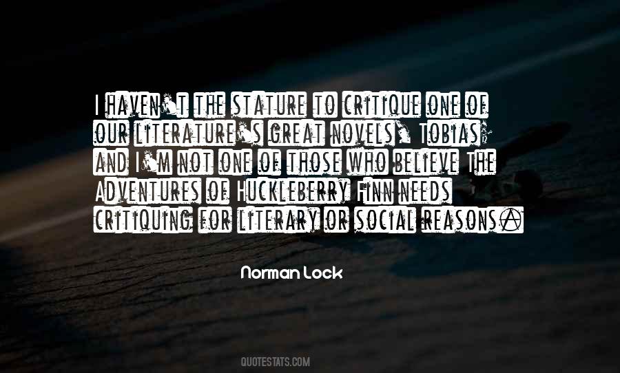Norman Lock Quotes #1850943