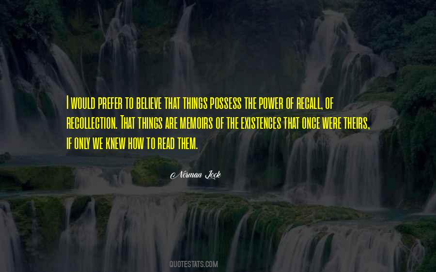 Norman Lock Quotes #321130