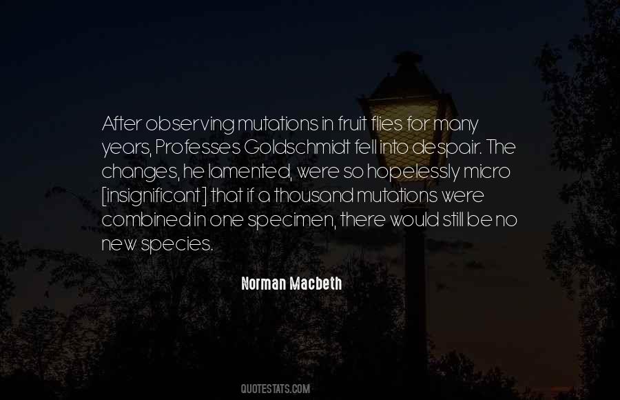 Norman Macbeth Quotes #1719688