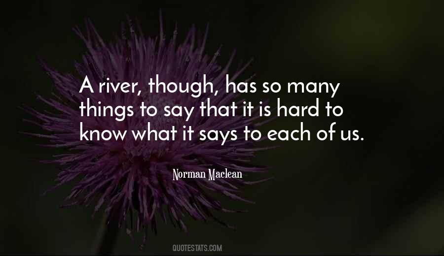 Norman Maclean Quotes #1138369