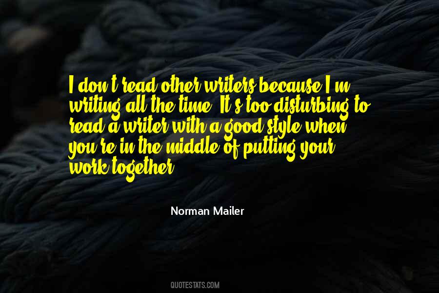 Norman Mailer Quotes #361287