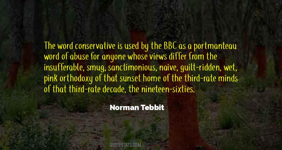 Norman Tebbit Quotes #524968