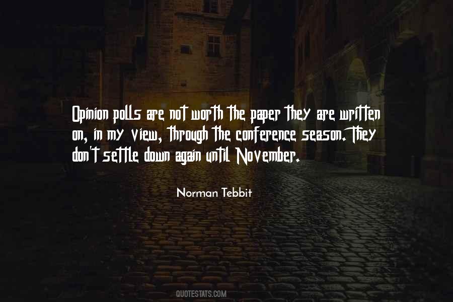 Norman Tebbit Quotes #868371