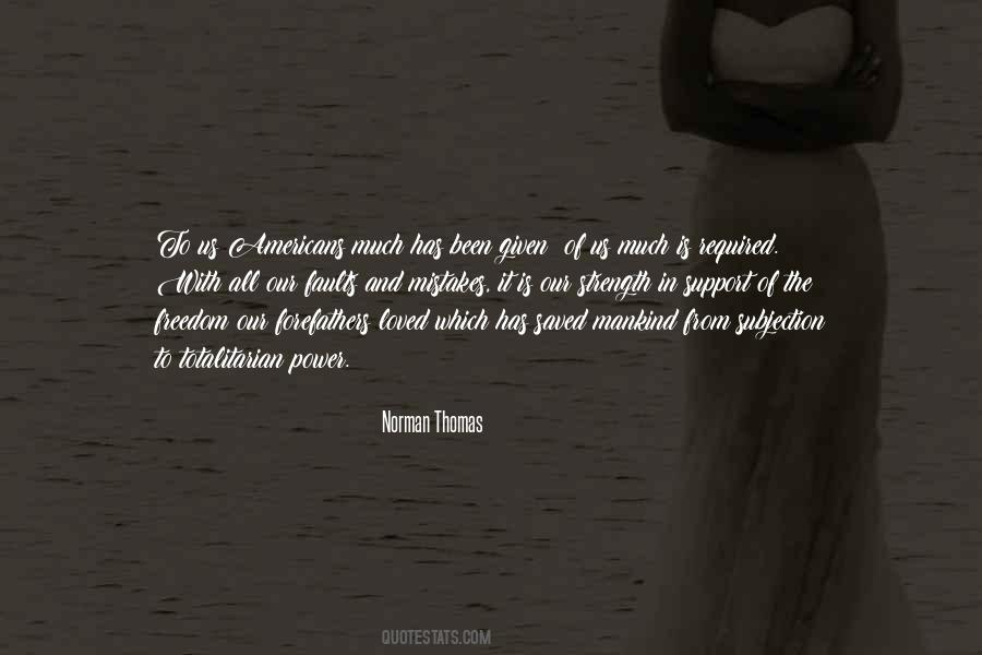 Norman Thomas Quotes #1425394