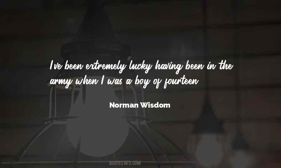 Norman Wisdom Quotes #781776
