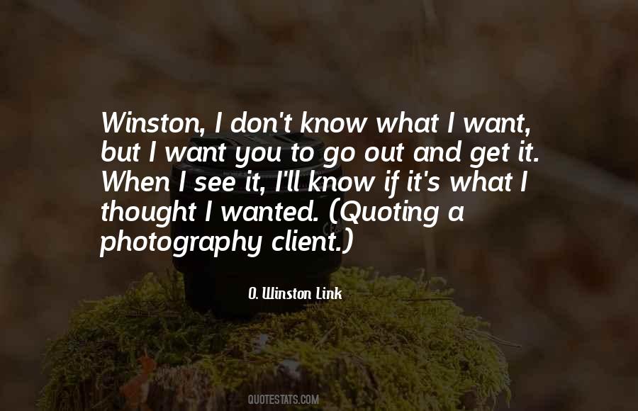 O. Winston Link Quotes #769262