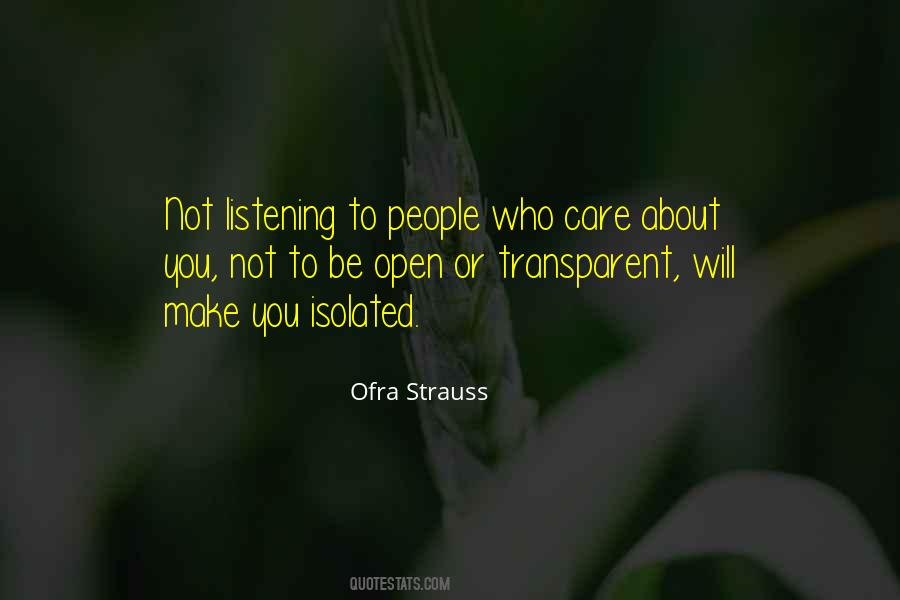 Ofra Strauss Quotes #1215415