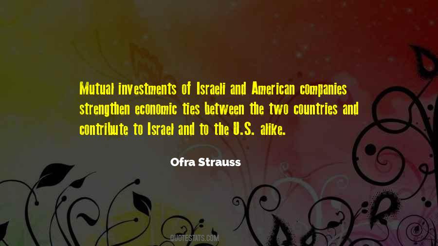 Ofra Strauss Quotes #193153