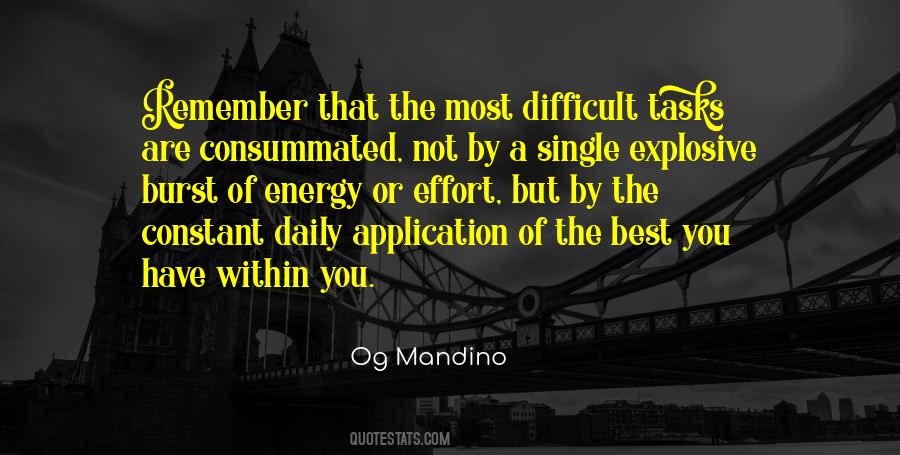 Og Mandino Quotes #1707630