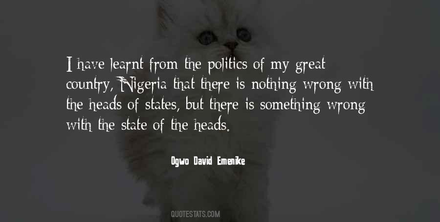 Ogwo David Emenike Quotes #12595