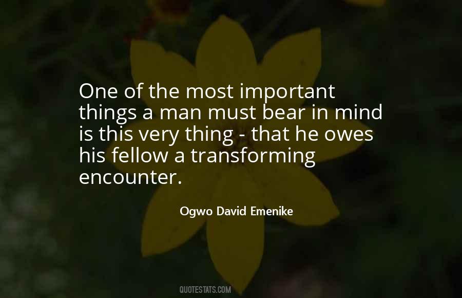 Ogwo David Emenike Quotes #32707