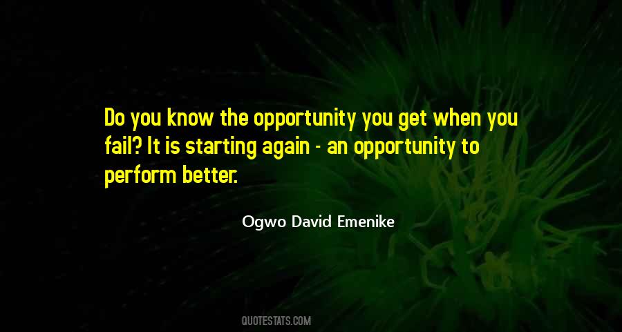 Ogwo David Emenike Quotes #671648