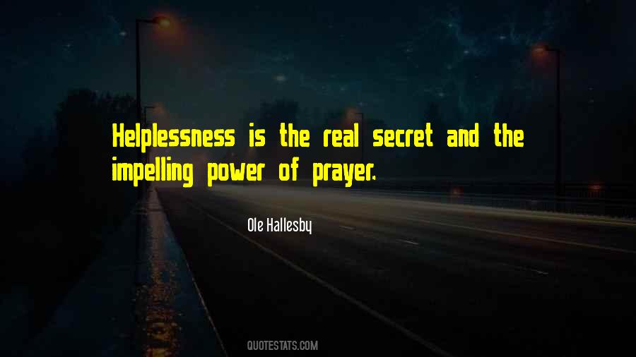 Ole Hallesby Quotes #1373152