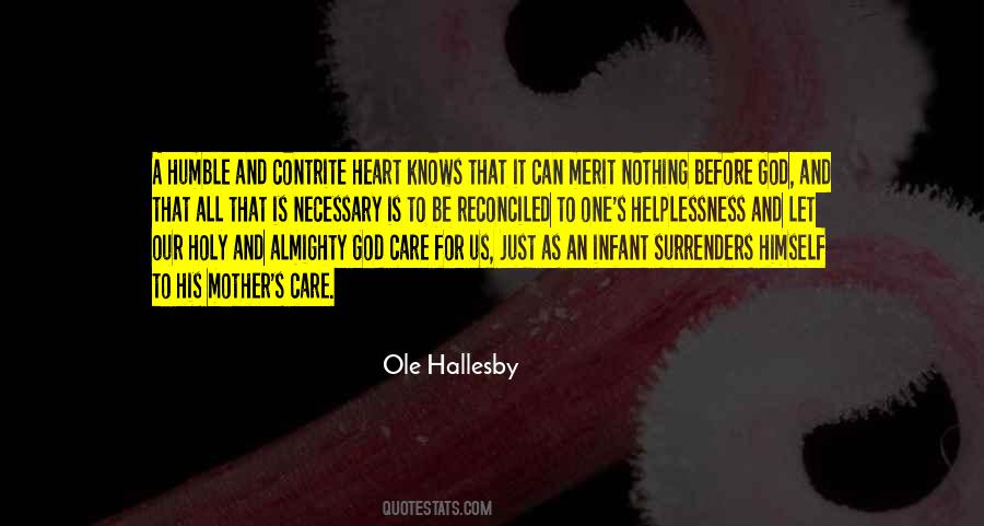 Ole Hallesby Quotes #1483444