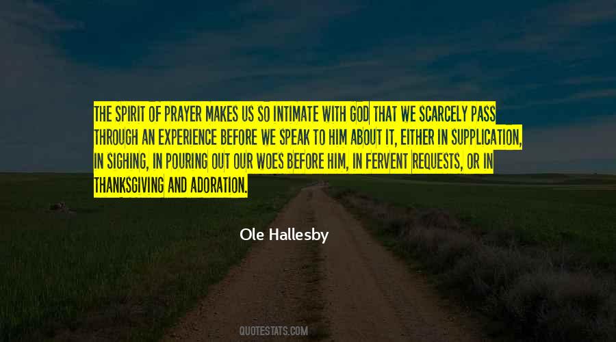 Ole Hallesby Quotes #1826288