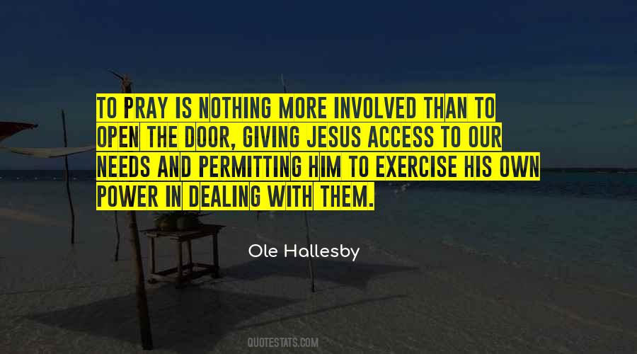 Ole Hallesby Quotes #234212