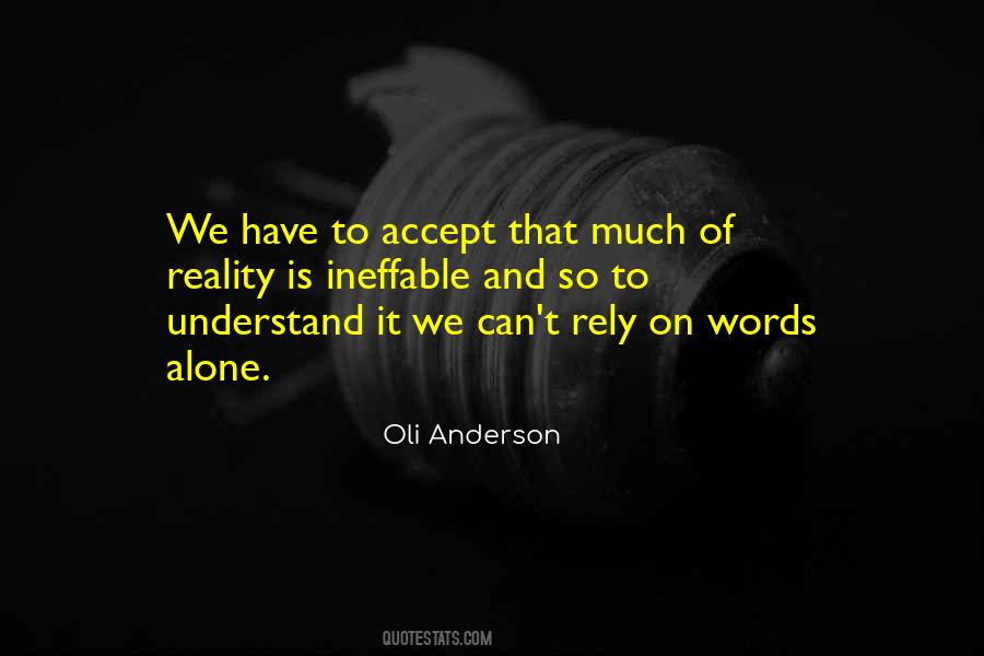 Oli Anderson Quotes #256260