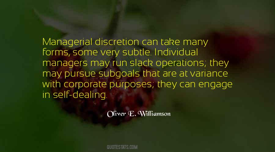 Oliver E. Williamson Quotes #1163959