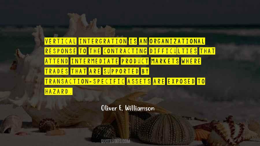 Oliver E. Williamson Quotes #150017