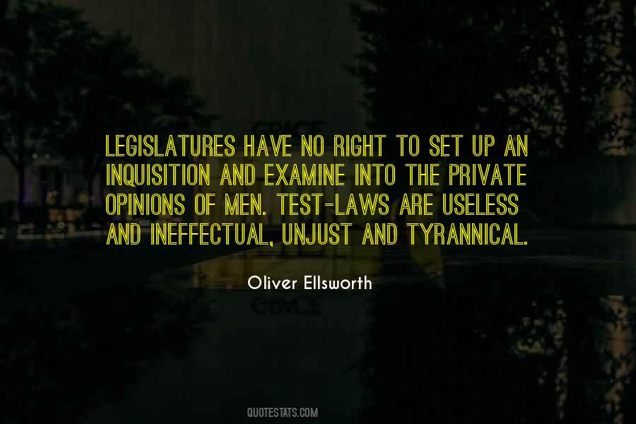 Oliver Ellsworth Quotes #1337227