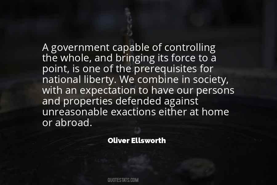 Oliver Ellsworth Quotes #19520