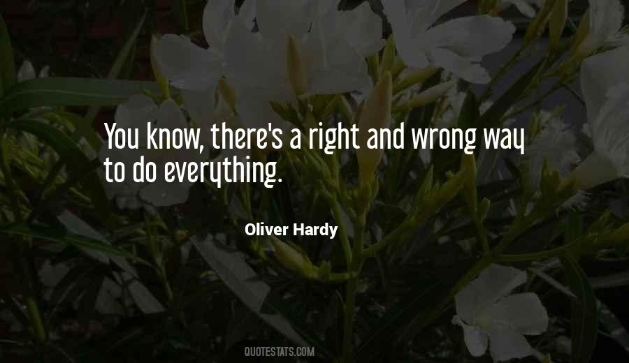 Oliver Hardy Quotes #1346593