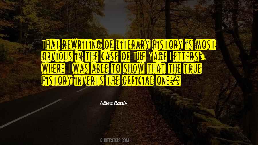 Oliver Harris Quotes #711459