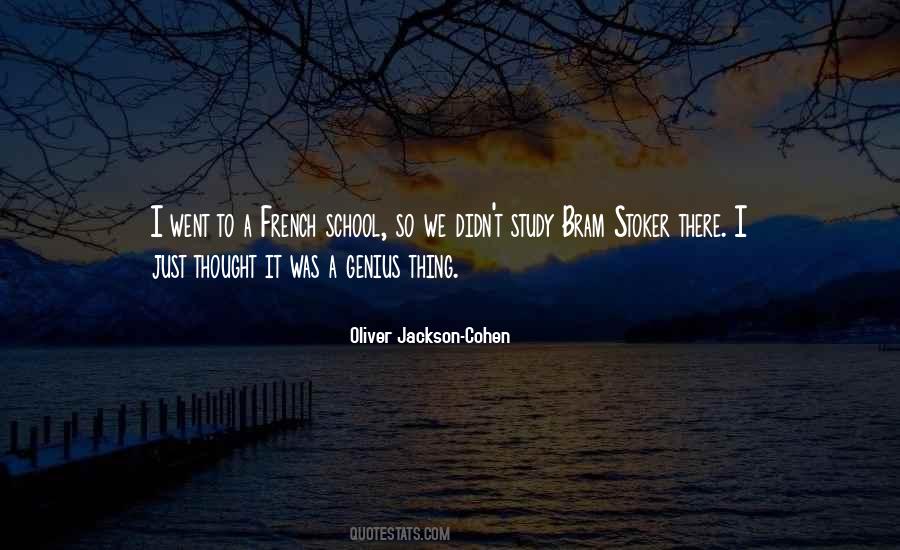 Oliver Jackson-Cohen Quotes #1114940