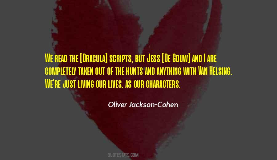 Oliver Jackson-Cohen Quotes #1737491
