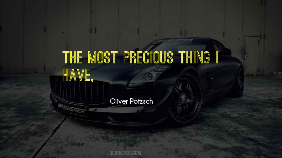 Oliver Potzsch Quotes #914768