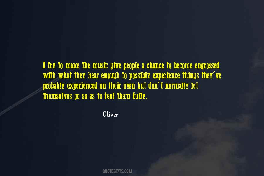 Oliver Quotes #938324