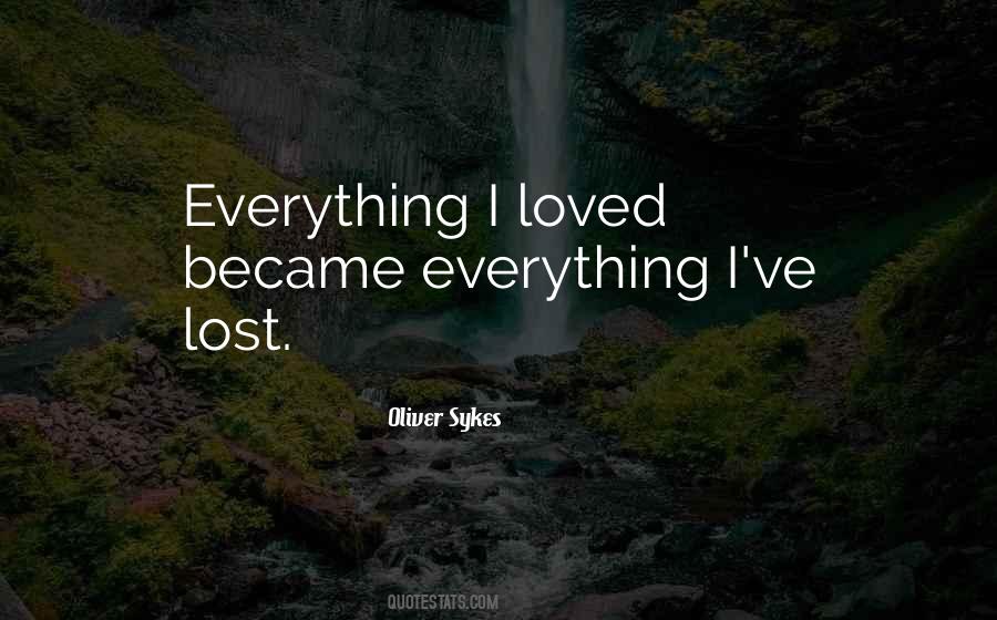 Oliver Sykes Quotes #1416198