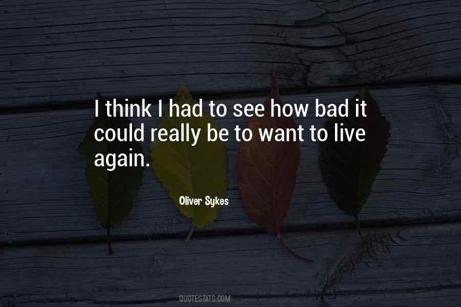 Oliver Sykes Quotes #1609852