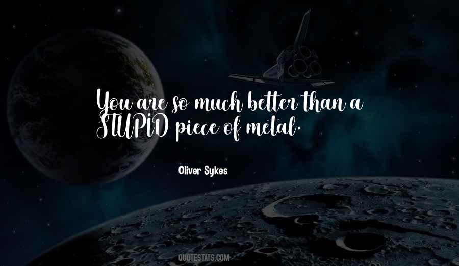 Oliver Sykes Quotes #1721922