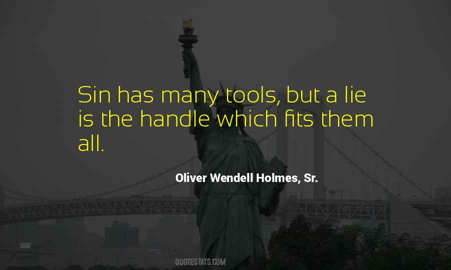 Oliver Wendell Holmes, Sr. Quotes #1264698