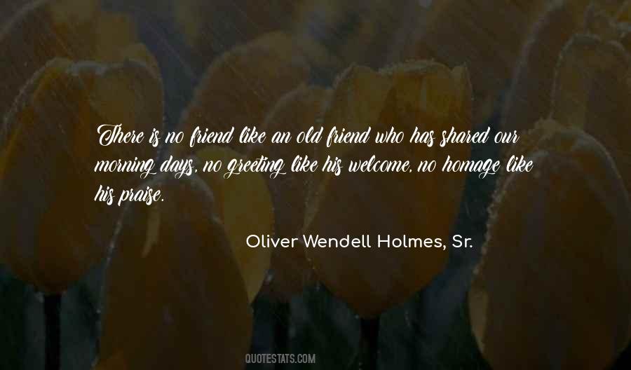 Oliver Wendell Holmes, Sr. Quotes #1858319