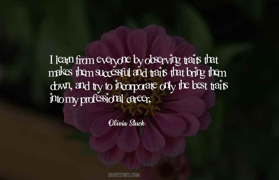 Olivia Stuck Quotes #77565