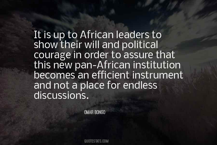 Omar Bongo Quotes #1010245