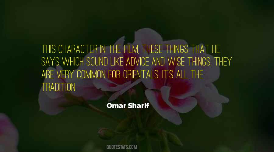 Omar Sharif Quotes #1179125